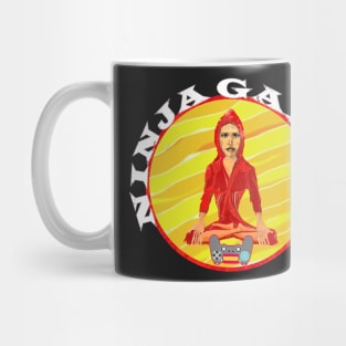 NINJA GAMER Funny Yoga Gift Mug